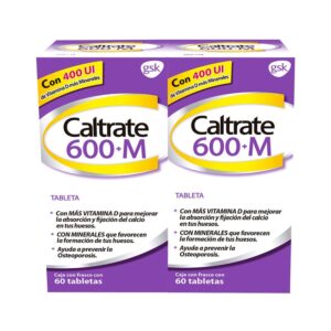 Caltrate 600+M Vitamin D3 + Minerals 2 of 60 Tablets