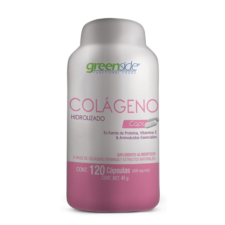 Greenside Hydrolyzed Collagen 120 Capsules 1 Greenside Hydrolyzed Collagen 120 Capsules