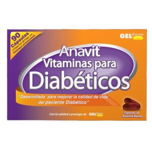 Anavit Vitamins for Diabetics 90 capsules
