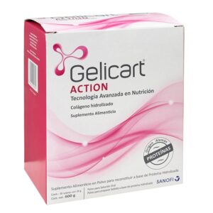 Gelicart Action Hydrolyzed Collagen 30 Sachets with 20g