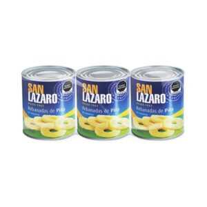 San Lazaro Pineapple Slices in Syrup 3 pcs of 800 g