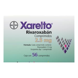 Xarelto 2.5mg. 56 tablets.
