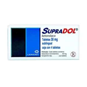 Supradol Sublingual 30 mg with 4 Tablets