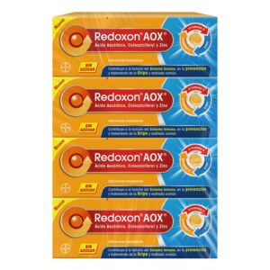 Redoxon AOX Orange Flavor Pack of 4 tubes with 10 tablets each