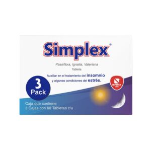 Simplex 3 packs of 60 tablets each