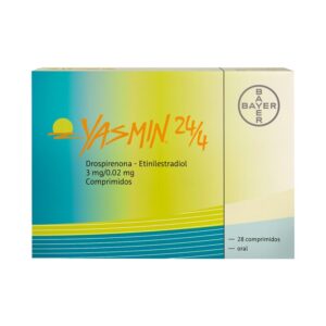 Yasmin 24/4 3mg /0.02 mg with 28 Tablets