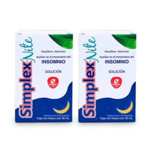 Simplex Nite Solution 2 Boxes of 30 mL each