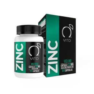 Vito Zinc 50mg 2 Bottles with 60 Capsules each