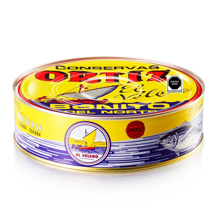 Ortiz White Tuna in Olive Oil Tambourine 1.825 kg 1 Ortiz White Tuna in Olive Oil Tambourine 1.825 kg
