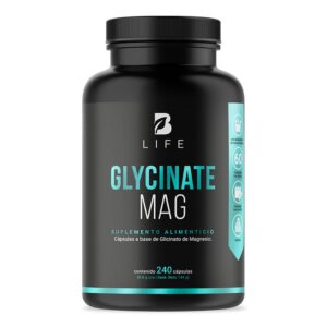B Life Magnesium Glycinate Bottle with 240 Capsules