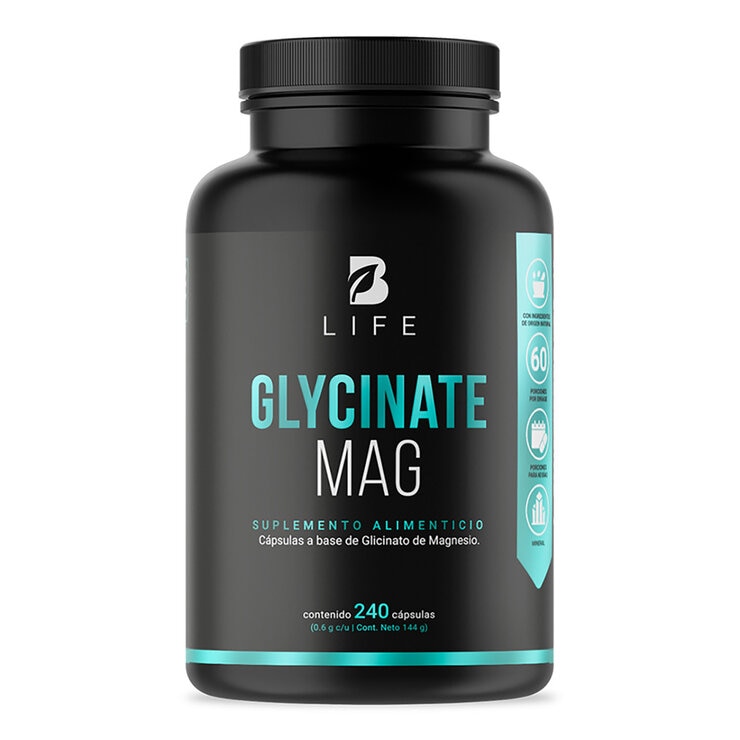 B Life Magnesium Glycinate Bottle with 240 Capsules 1 B Life Magnesium Glycinate Bottle with 240 Capsules