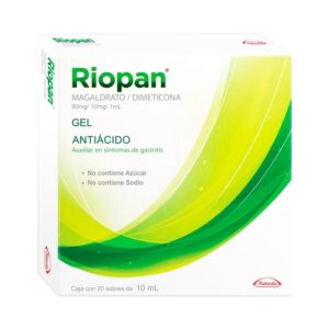 Riopan Suspension 2 boxes with 20 sachets of 10 ml each