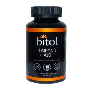 Bitol Omega 3 and Garlic Jar with 90 capsules
