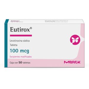 Eutirox 100 mcg. 50 Tablets