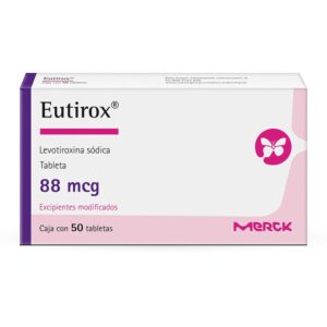 Eutirox 88mcg 50 Tablets