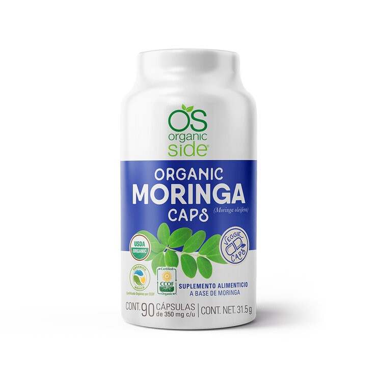 Organic Side Moringa 90 Capsules 1 Organic Side Moringa 90 Capsules