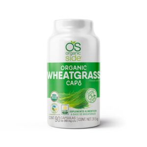 Organic Side Wheatgrass 90 Capsules