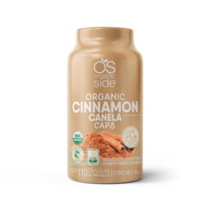 Organic Side Cinnamon Cinnamon 110 Capsules