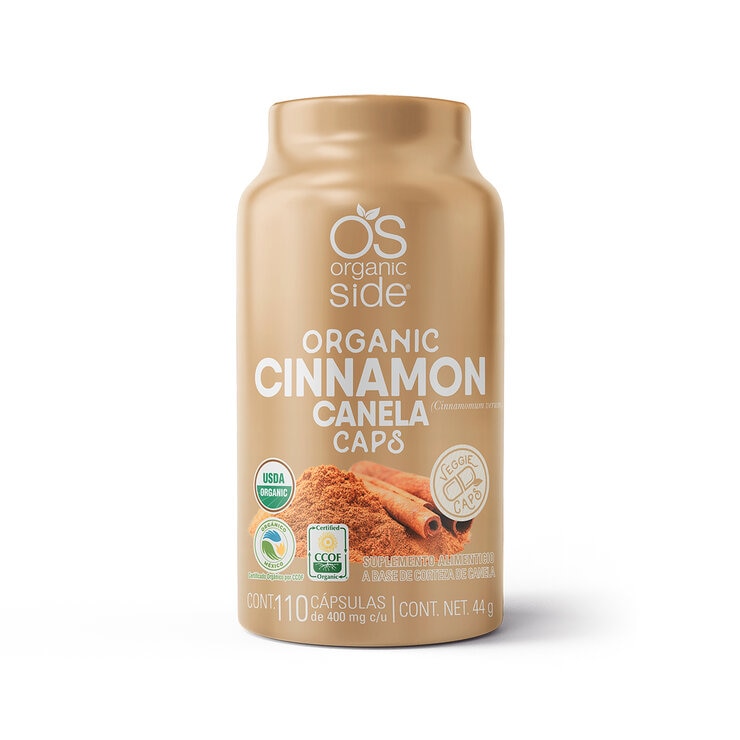 Organic Side Cinnamon Cinnamon 110 Capsules 1 Organic Side Cinnamon Cinnamon 110 Capsules