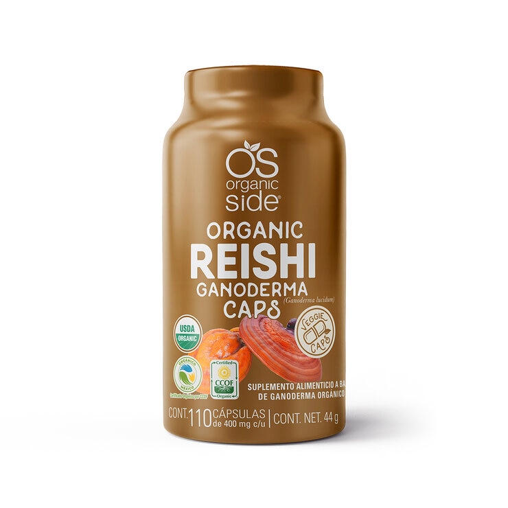 Organic Side Reishi 110 Capsules 1 Organic Side Reishi 110 Capsules