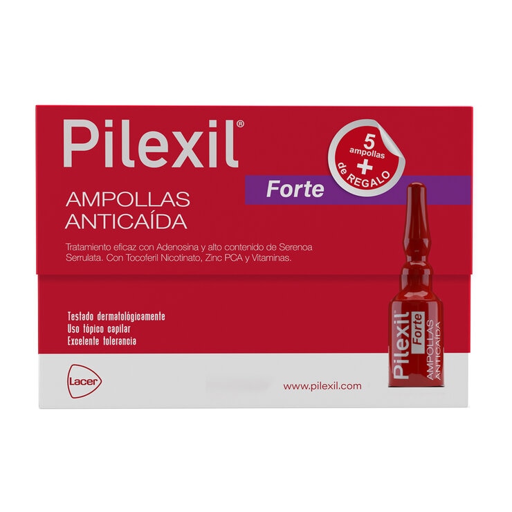 Pilexil Forte Anti-Hair Loss Ampoules +5 Free 1 Pilexil Forte Anti-Hair Loss Ampoules +5 Free