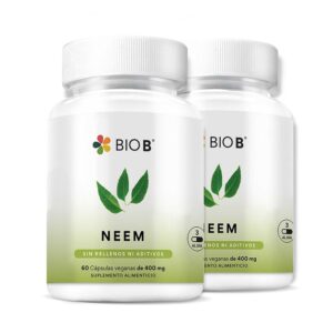 Bio B NEEM 2 Bottles of 60 Capsules each