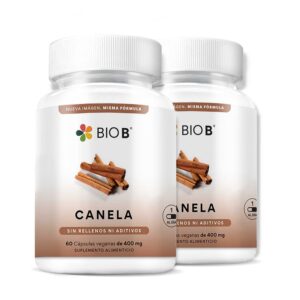 Bio B Cinnamon 2 Bottles of 60 Capsules Each