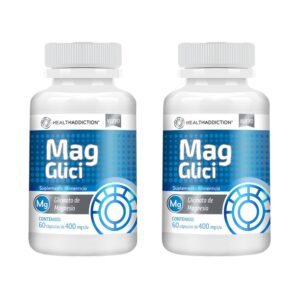 Healthaddiction Mag Glyci Magnesium Glycinate 2 Bottles of 60 Capsules each