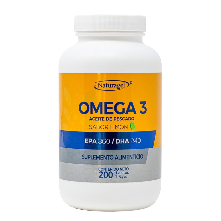 Naturagel Omega 3 EPA 360mg / DHA 240mg 200 Capsules 1 Naturagel Omega 3 EPA 360mg / DHA 240mg 200 Capsules