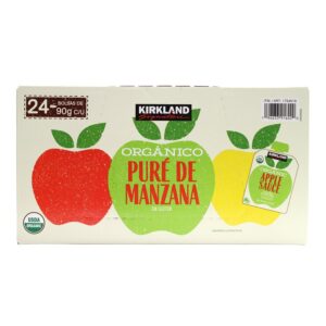Kirkland Signature Organic Applesauce 24 pcs of 90 g