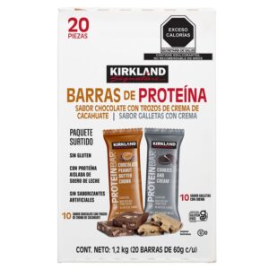 Kirkland Signature Protein Bars 20 pcs of 60 g Peanut Butter & Cookies Cream