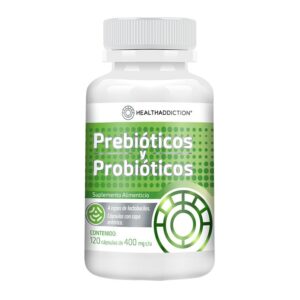 HealthAddiction Prebiotic & Probiotic Bottle with 120 Capsules