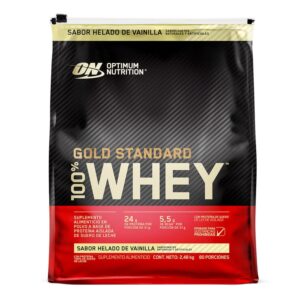 Gold Standard Whey Protein Powder Vanilla Ice Cream Flavor 2.48 kg