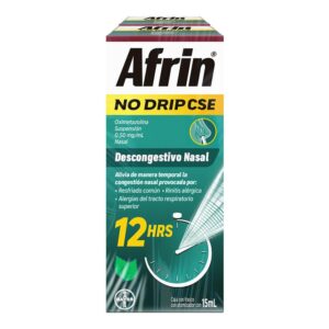 Afrin No Drip, Oxymetazoline Nasal Suspension 0.5mg/ml 2 pieces with 15ml each