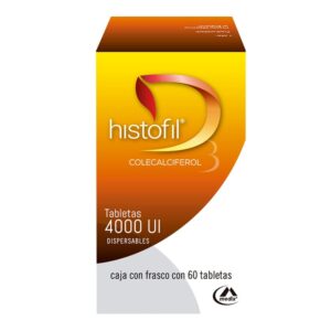 Histofil Vitamin D3 4000 IU Cholecalciferol bottle with 60 tablets