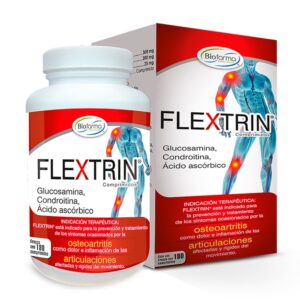 Flextrin Glucosamine Chondroitin and Ascorbic Acid 180 Tablets