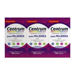 Centrum for Women 3 boxes of 60 tablets each