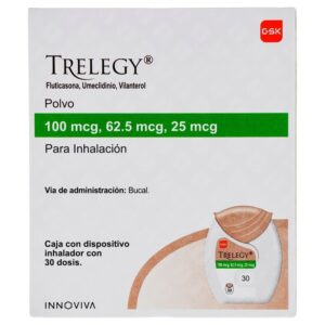 Trelegy 100 mcg/62.5 mcg/25 mcg 30 Doses
