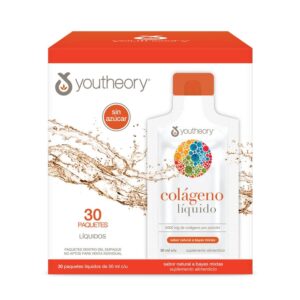 Youtheory Liquid Collagen 5,000 mg Mixed Berry Flavor 30 Packets