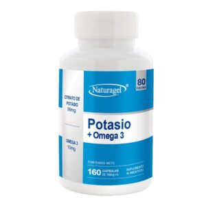 Naturagel Potassium + Omega 3 160 Capsules