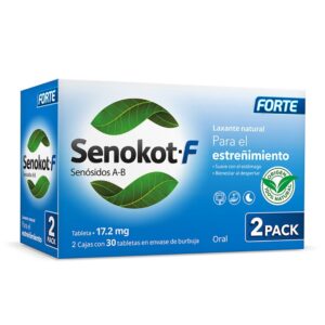 Senokot F Sennosides A-B 17.2mg Natural Laxative 30 Tablets