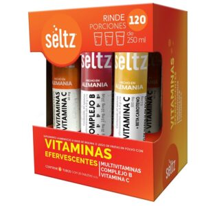 Seltz Multivitamin Mix 6 Tubes of 20 Tablets