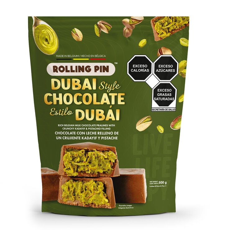 Rolling Pin Chocolate Dubai Style 500 g 1 Rolling Pin Chocolate Dubai Style 500 g