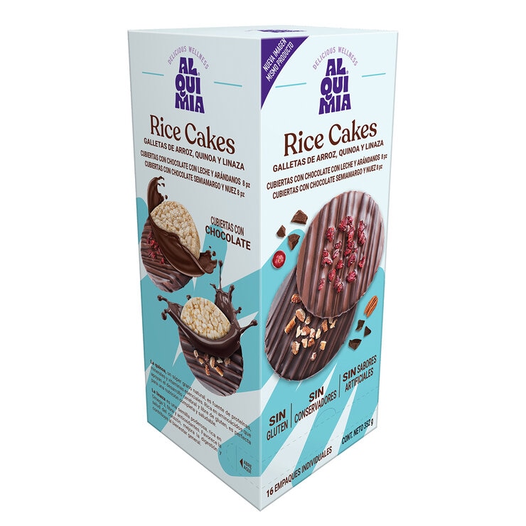 Alquimia Viva Rice, Quinoa and Flaxseed Cookies Covered with Chocolate 352 g 1 Alquimia Viva Rice, Quinoa and Flaxseed Cookies Covered with Chocolate 352 g