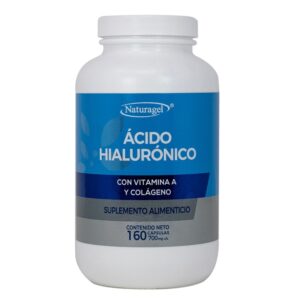 Naturagel Hyaluronic Acid with Vitamin A and Collagen 160 Capsules.