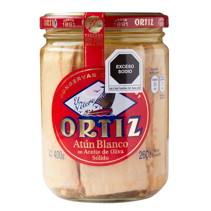Ortiz White Tuna in Olive Oil 2 pcs of 400 g 1 Ortiz White Tuna in Olive Oil 2 pcs of 400 g
