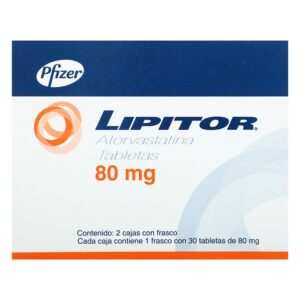 Lipitor 80mg 30 Tablets 1+1