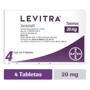 Levitra 20mg 4 Tablets