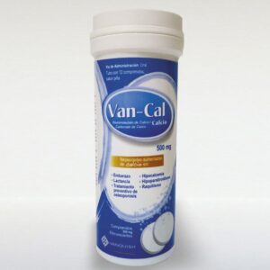 Van-Cal Calcium 500mg Effervescent Tablets 3 Tubes