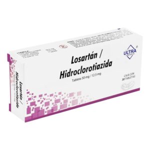 Losartan / Hydrochlorothiazide 50mg /12.5mg 30 Tablets